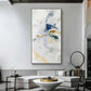 40cmx80cm Abstract Watercolour Style Black Frame Canvas Wall Art - Magdasmall