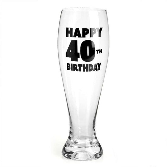 40th Birthday Pilsner Glass - Magdasmall