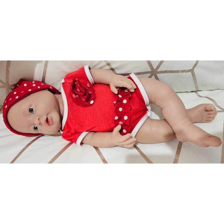 41cm Girl Eyes Open High Quality Full Body Silicone Alive Reborn Dolls Baby- Handmade