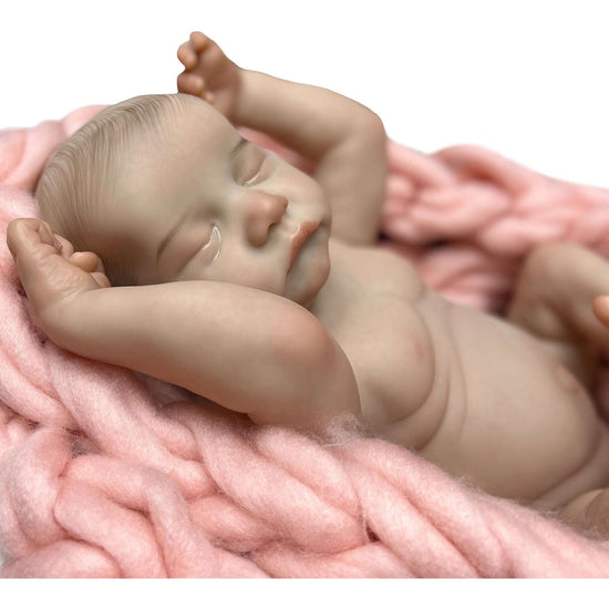 45cm Baby Reborn Finished 3D Painted Full Body Soft Vinyl Lifelike Real Art- Handmade - Magdasmall