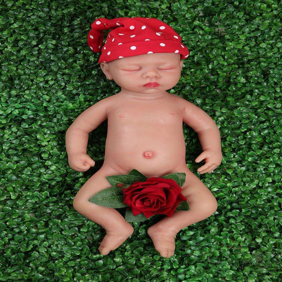 46cm  Reborn doll High Quality Full Body Silicone Dolls Baby- Handmade
