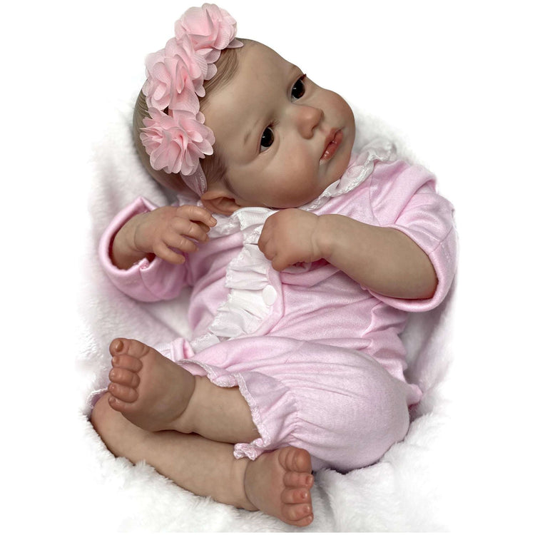 48cm Painted Hair Baby Silicone Vinyl Reborn Dolls Handmade Newborn - Magdasmall