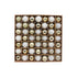 49-Piece Christmas Ornament Set - 3cm White, Gold Baubles for Christmas Tree Decoration - Magdasmall