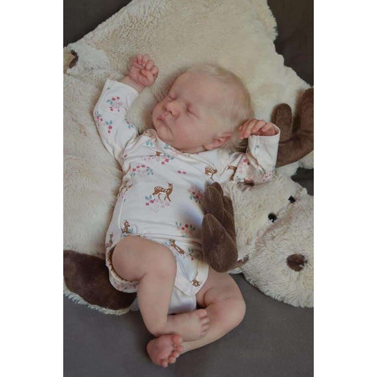 49cm/19inch Reborn Baby doll Cloth Body -Handmade
