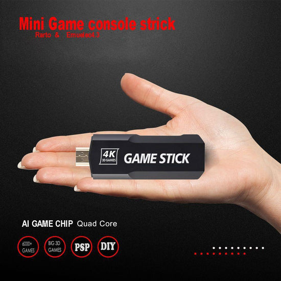 4K 3D Wireless Retro Game Console - 30,000+ Games with Dual Controllers, Supports PSP/PS1/N64 & 28+ Emulators - Magdasmall