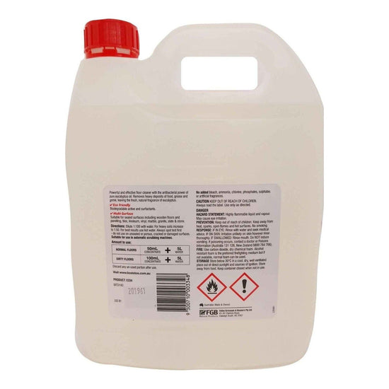 4L Floor Cleaner Concentrate Bosistos Heavy Duty Surface Cleaning Eucalyptus Oil - Magdasmall