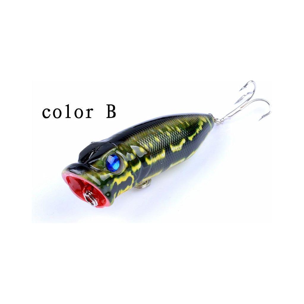 4X 6.5cm Popper Poppers Fishing Lure Lures Surface Tackle Saltwater - Magdasmall