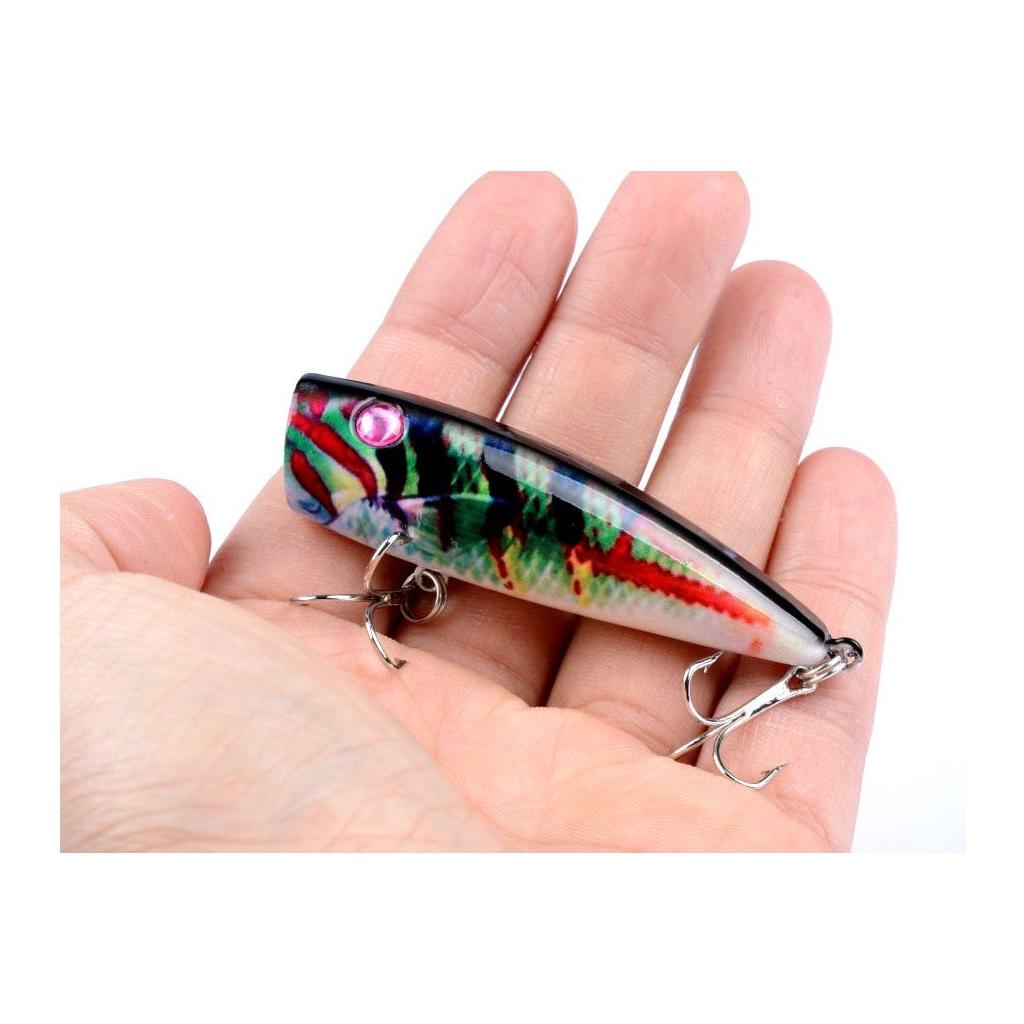 4X 6.8cm Popper Poppers Fishing Lure Lures Surface Tackle Saltwater - Magdasmall