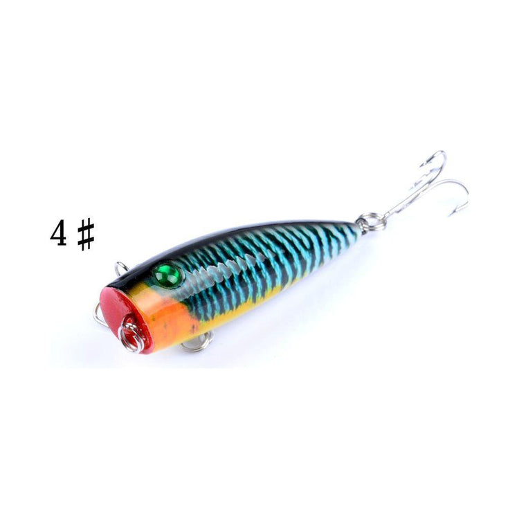 4X 6.8cm Popper Poppers Fishing Lure Lures Surface Tackle Saltwater - Magdasmall
