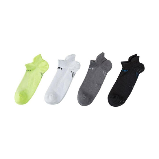 4X Rexy Seamless Sport Sneakers Socks Medium Non-Slip Heel Tab MULTI COLOUR - Magdasmall