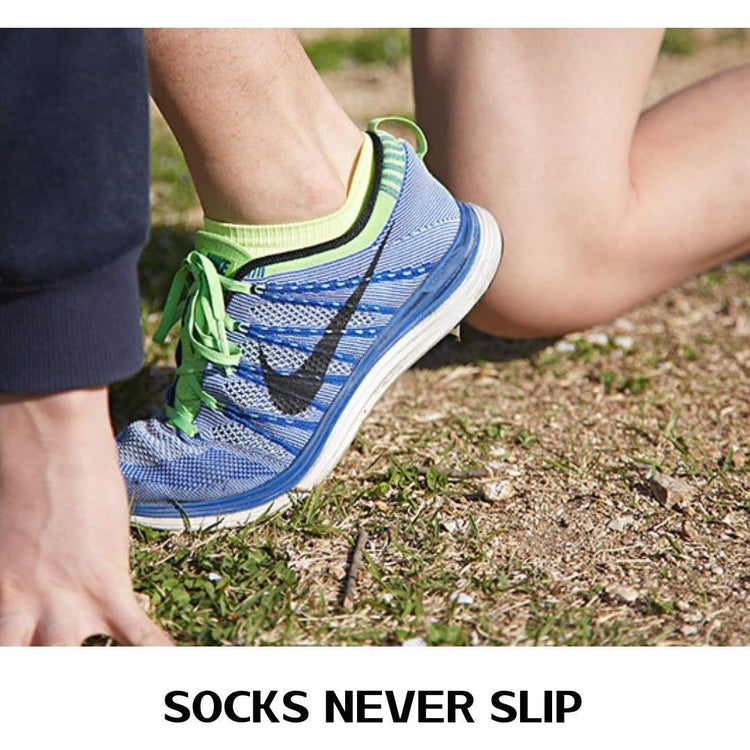 4X Rexy Seamless Sport Sneakers Socks Medium Non-Slip Heel Tab MULTI COLOUR - Magdasmall