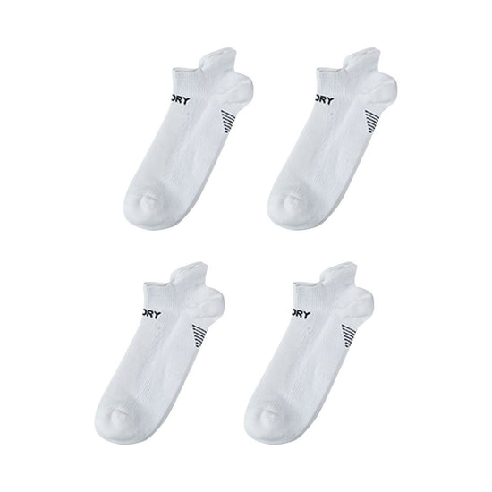 4X Rexy Seamless Sport Sneakers Socks Small Non-Slip Heel Tab WHITE - Magdasmall