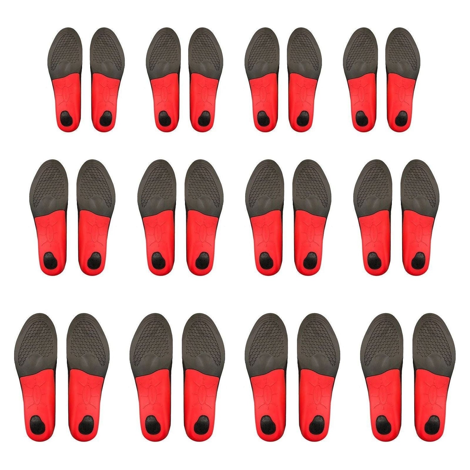 4X Set Full Whole Insoles Shoe Inserts 3-Size Combo Arch Support Foot Pads - Magdasmall