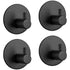 4 Pack Stainless Steel self-Adhesive Wall Hook for Bathroom and Kitchen - Magdasmall