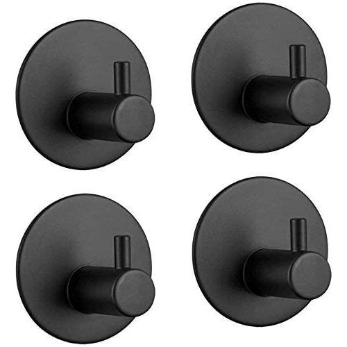 4 Pack Stainless Steel self-Adhesive Wall Hook for Bathroom and Kitchen - Magdasmall