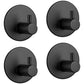 4 Pack Stainless Steel self-Adhesive Wall Hook for Bathroom and Kitchen - Magdasmall