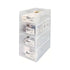 4 Pcs Set Stackable Desktop storage Box Drawer Transparent Plastic Stationery Cosmetic Organizer Box(Clear) - Magdasmall