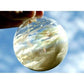 4 x Glass Bauble 10cm Diameter Round Clear with Silver Cap - table or tree centrepice personal memory theme craft gift - Magdasmall