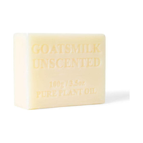 4x 100g Goats Milk Soap Bars -Unscented For Sensitive Pure Australian Skin Care - Magdasmall