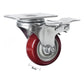 4x 3 inch Heavy Duty 2x Fixed + 2x Swivel Casters Load 300kg Castor Caster Wheels Swivel Casters with Brakes - Magdasmall