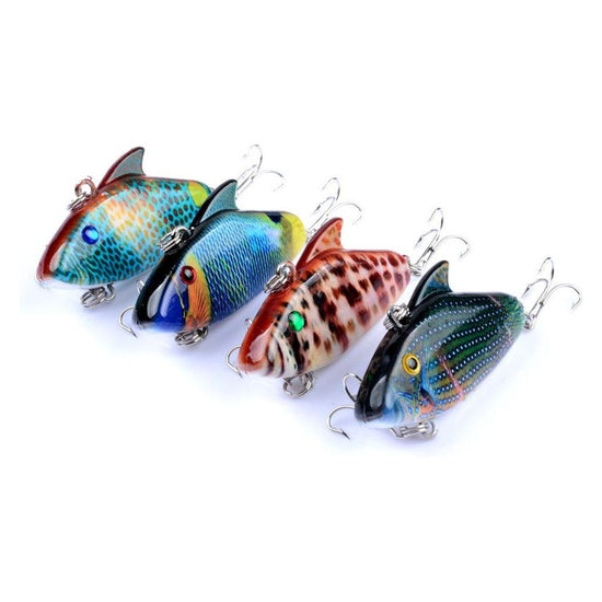 4x 5.5cm Vib Bait Fishing Lure Lures Hook Tackle Saltwater - Magdasmall