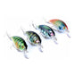 4x 7.5cm Popper Crank Bait Fishing Lure Lures Surface Tackle Saltwater - Magdasmall