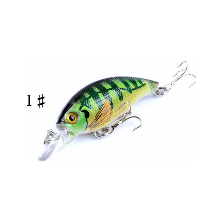 4x 7.5cm Popper Crank Bait Fishing Lure Lures Surface Tackle Saltwater - Magdasmall