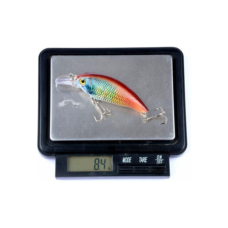 4x 7.5cm Popper Crank Bait Fishing Lure Lures Surface Tackle Saltwater - Magdasmall