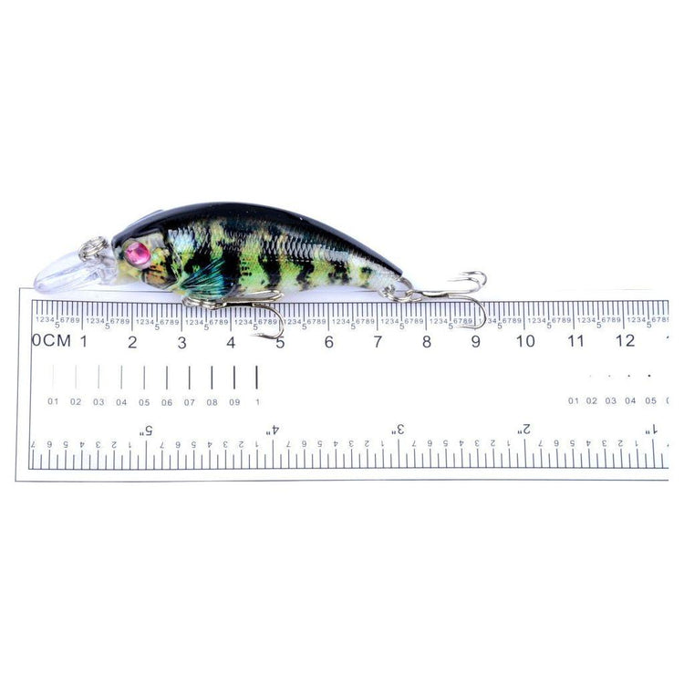 4x 7.5cm Popper Crank Bait Fishing Lure Lures Surface Tackle Saltwater - Magdasmall
