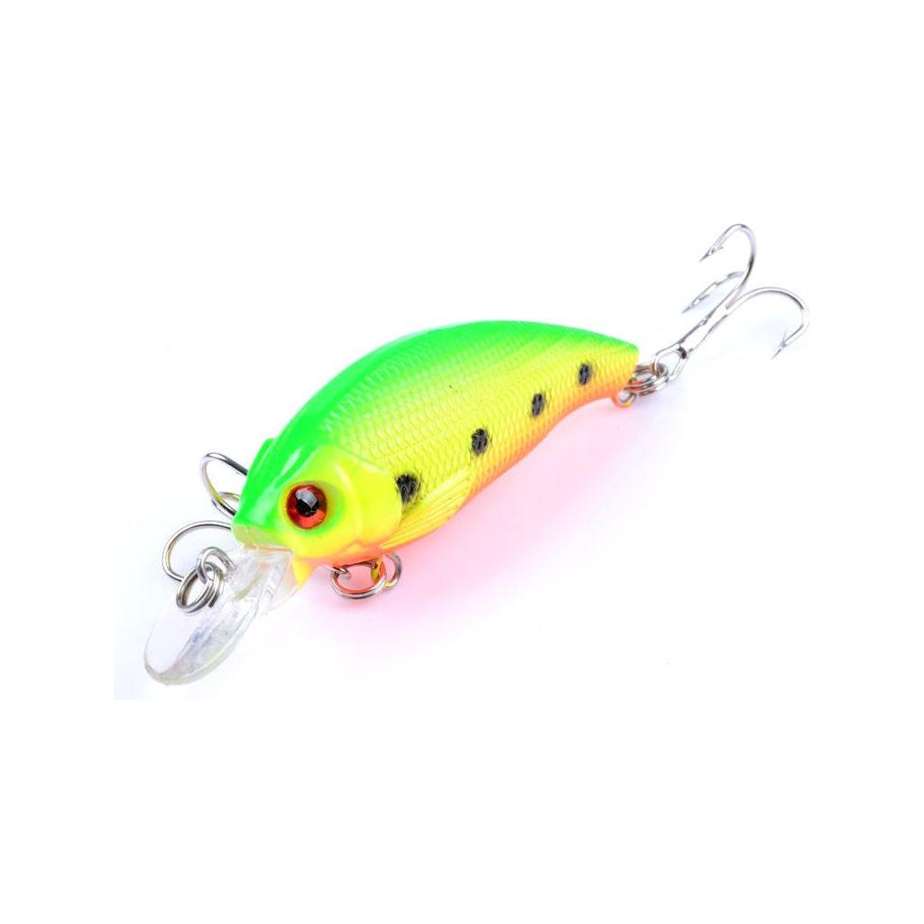 4x 7.5cm Popper Crank Bait Fishing Lure Lures Surface Tackle Saltwater - Magdasmall