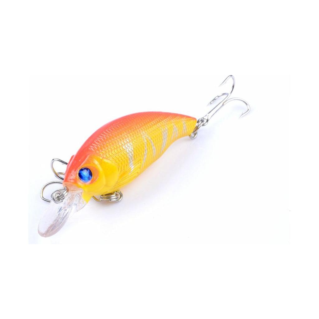 4x 7.5cm Popper Crank Bait Fishing Lure Lures Surface Tackle Saltwater - Magdasmall