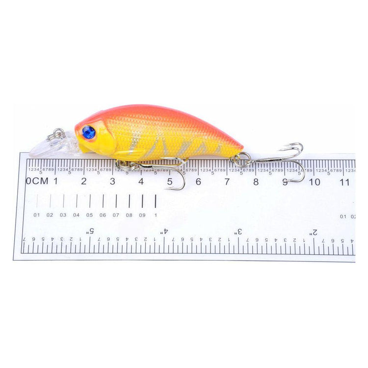 4x 7.5cm Popper Crank Bait Fishing Lure Lures Surface Tackle Saltwater - Magdasmall