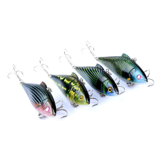 4x 8.5cm Vib Bait Fishing Lure Lures Hook Tackle Saltwater - Magdasmall