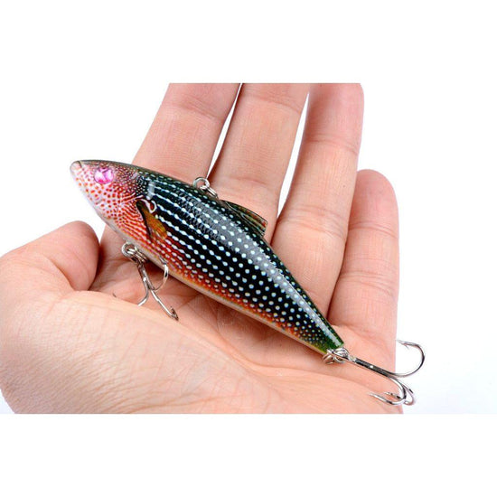 4x 8.5cm Vib Bait Fishing Lure Lures Hook Tackle Saltwater - Magdasmall