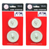 4x BATH AND SINK PLUGS Basin Bath Stopper Chrome Rubber 42mm 54mm - Magdasmall