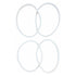 4x For Nutribullet Rubber White Seal - Gasket Ring For Old Models 600W Only - Magdasmall