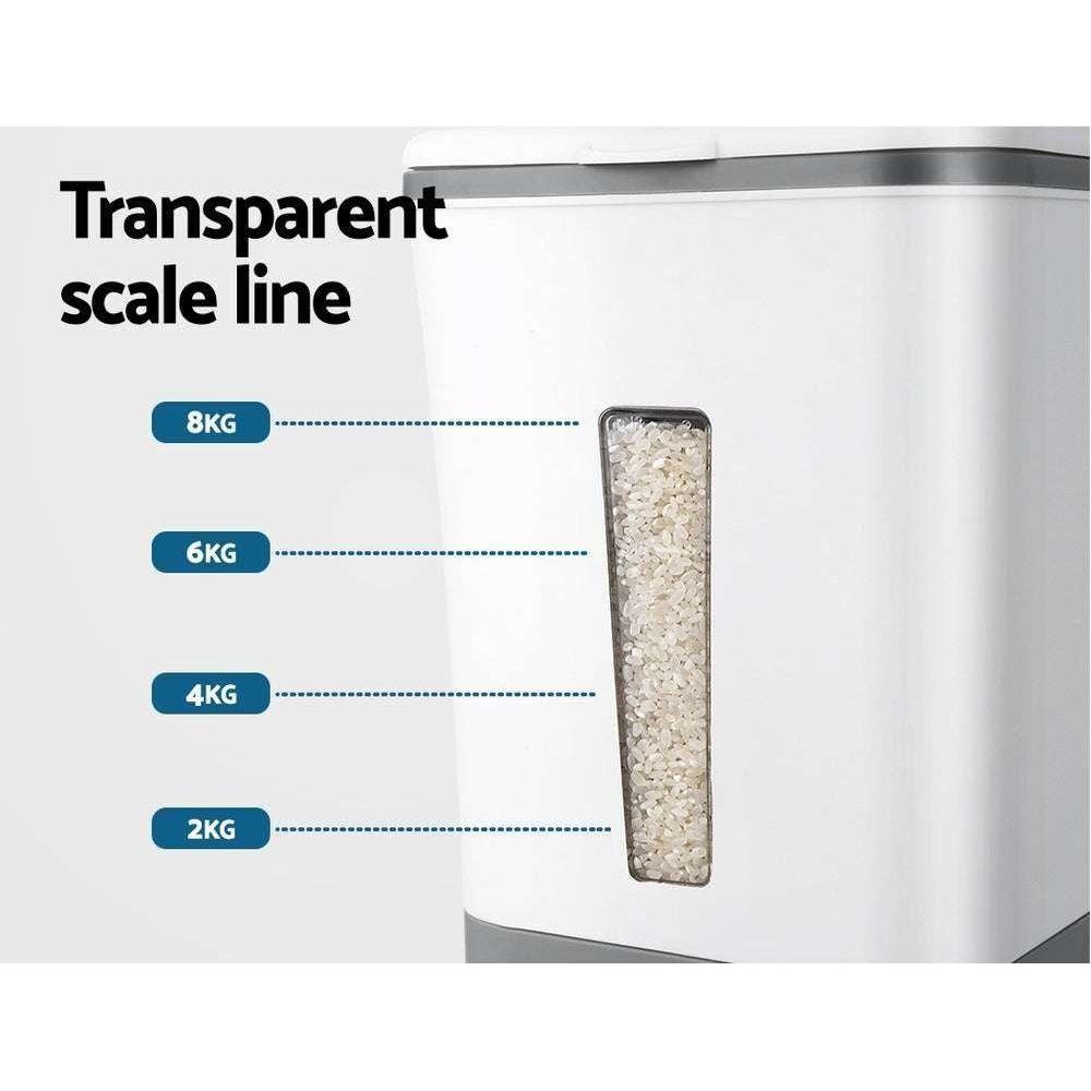 5-Star Chef Rice Cereal Dispenser Grain Container 12KG - Magdasmall