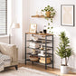 5-Tier Shoe Rack, Industrial Shoe Organizer Storage Bench - Magdasmall