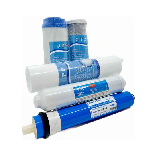 5 Stage RO Water Filter Cartridge Replacement Pack Reverse Osmosis Home System