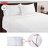 500TC 100% Cotton Sheet Set White Queen - Magdasmall