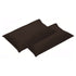 500TC Pair of Cotton Standard Pillowcases Chocolate - Magdasmall