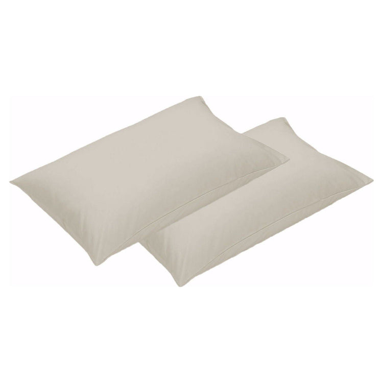 500TC Pair of Cotton Standard Pillowcases Linen - Magdasmall