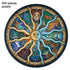 500 Piece Zodiac Circle Jigsaw Puzzle - Colorful Astrology Sun and Moon Jigsaw Puzzle for Adults and Kids - Magdasmall