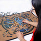 500 Piece Zodiac Circle Jigsaw Puzzle - Colorful Astrology Sun and Moon Jigsaw Puzzle for Adults and Kids - Magdasmall