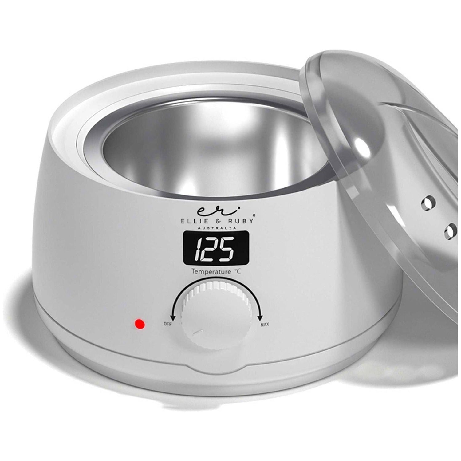500ml Electric Wax Warmer Digital White - Hair Removal Depilatory Heater - Magdasmall