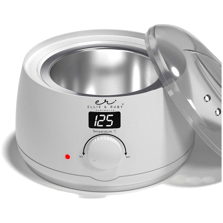 500ml Electric Wax Warmer Digital White - Hair Removal Depilatory Heater - Magdasmall