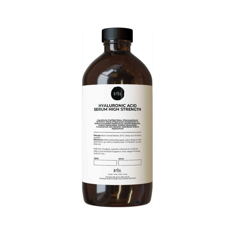 500ml Hyaluronic Acid Serum - High Strength Bulk Cosmetic Face Skin Care - Magdasmall