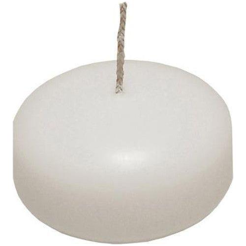 50 Pack of 8cm White Wax Floating Candles - wedding party home event decoration - Magdasmall