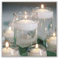 50 Pack of 8cm White Wax Floating Candles - wedding party home event decoration - Magdasmall