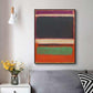 50cmx70cm Black Orange Green By Mark Rothko Black Frame Canvas Wall Art - Magdasmall